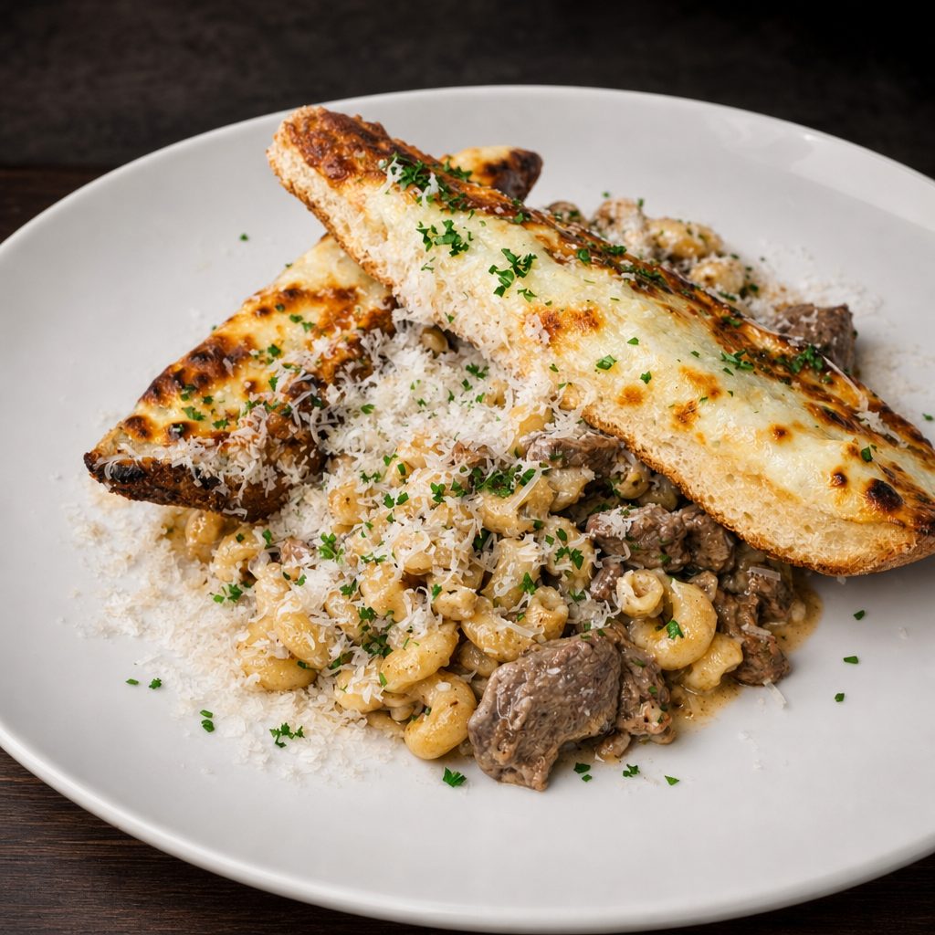 Beef Stroganoff.